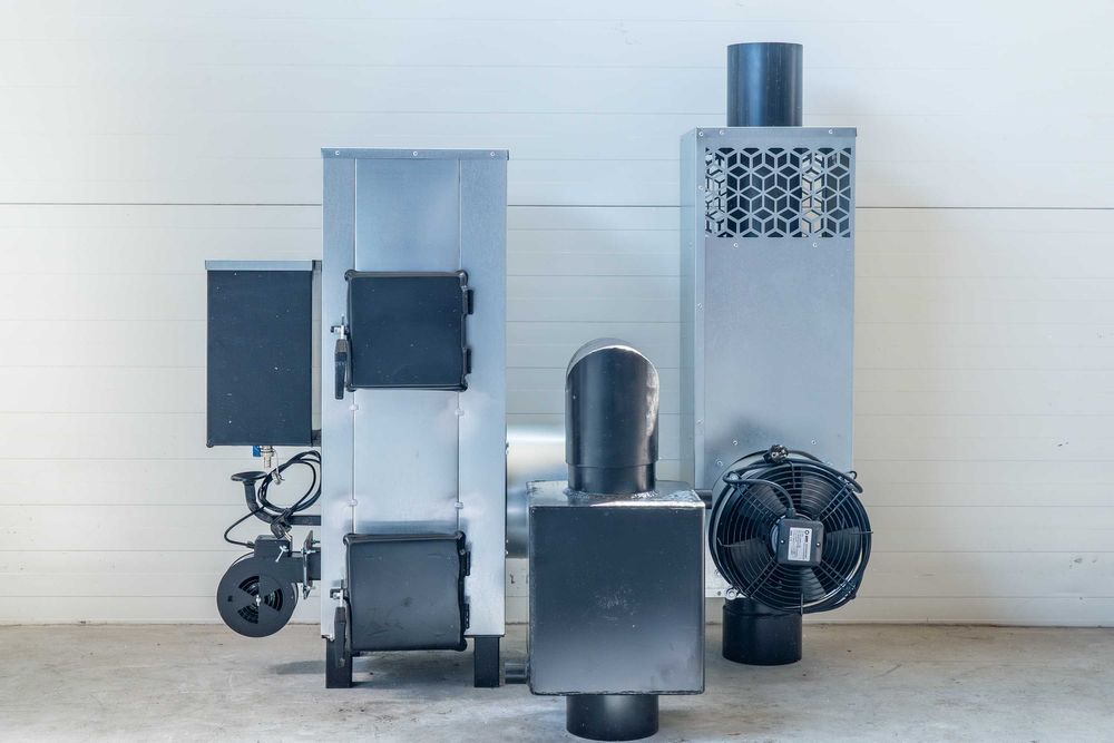 Nagrzewnica olejowa  Dmuchawa  Mały piec do warsztatu do 100m2