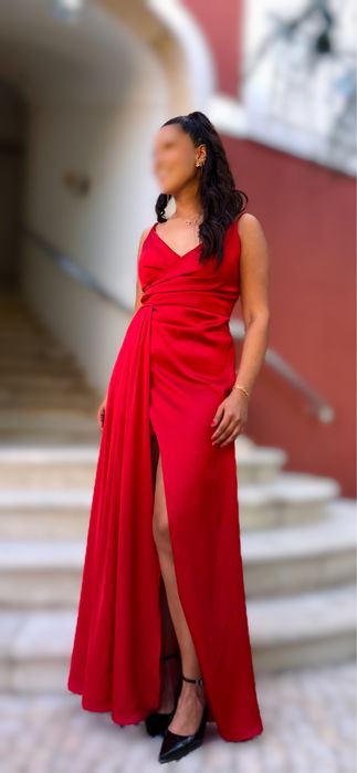 Vestido de cerimónia vermelho