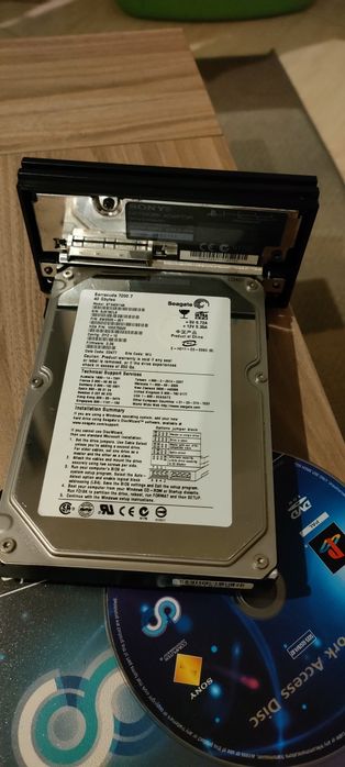 Adaptador de rede e HD PS2