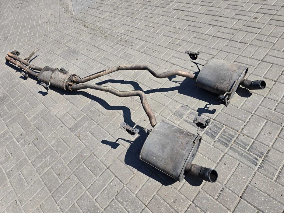 BMW X5 E53 3.0i M54 Tłumik Wydech Końcowy Środkowy KOMPLET