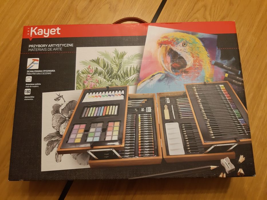 Przybory do malowania i rysowania 180 el, Kayet, pomysł na prezent