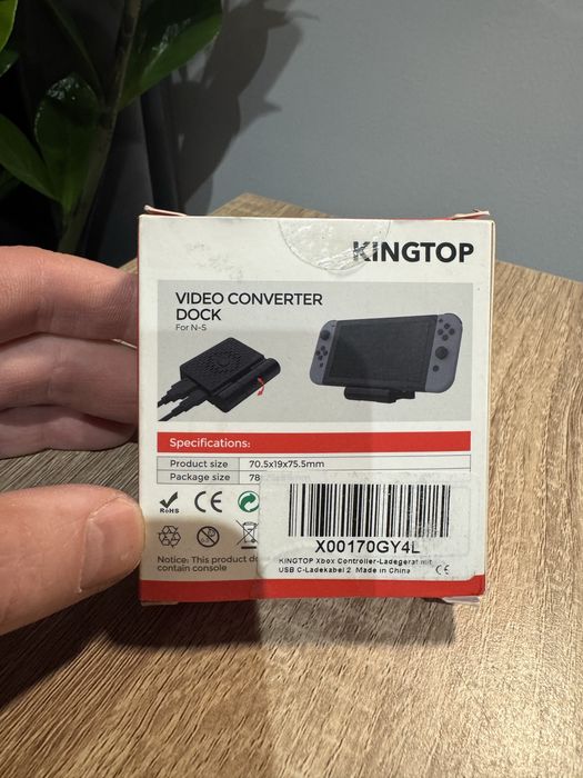 stacja dokująca KINGTOP Video Converter Dock przeznaczona dla konsoli
