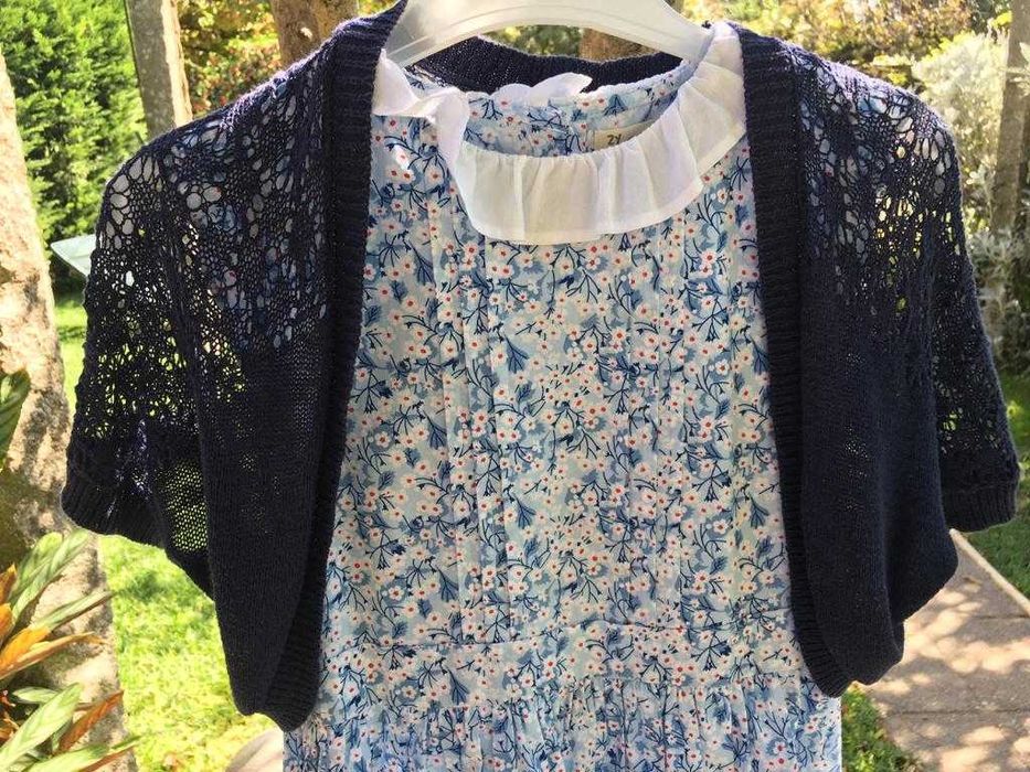 Vestido zippy 11-12 com oferta bolero
