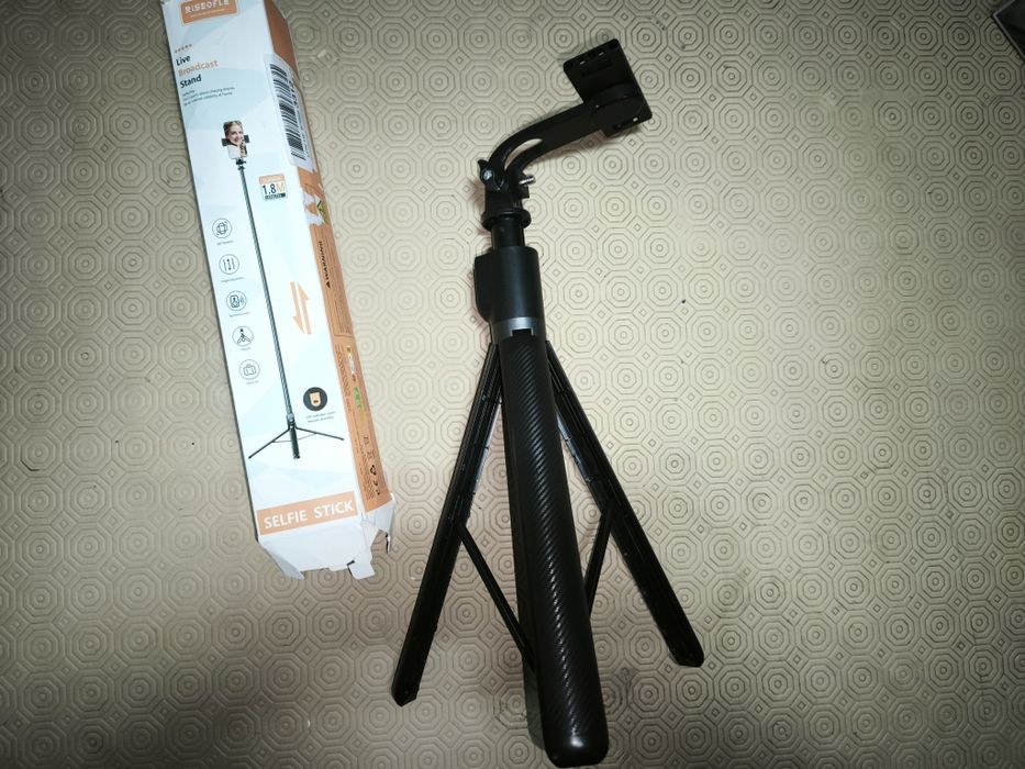 Bastão de selfie tripé 1,8m