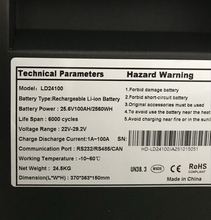 інвертори гібрид 4-6kw JSDsolar + акумулятори LiFePo4 48v100a, 24v100a