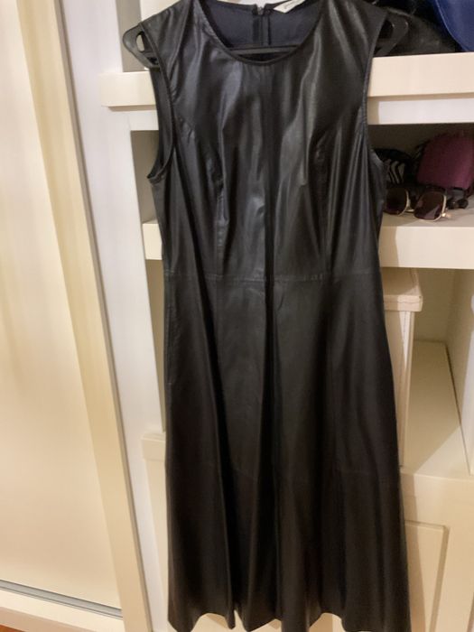 Vestido de napa da stradivarius