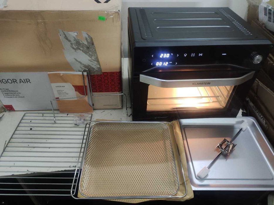 Аерофритюрниця аэрогриль мини духовка Аэрофритюр Klarstein Vigor Air