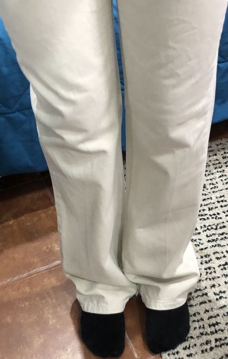 Calça de ganga bege