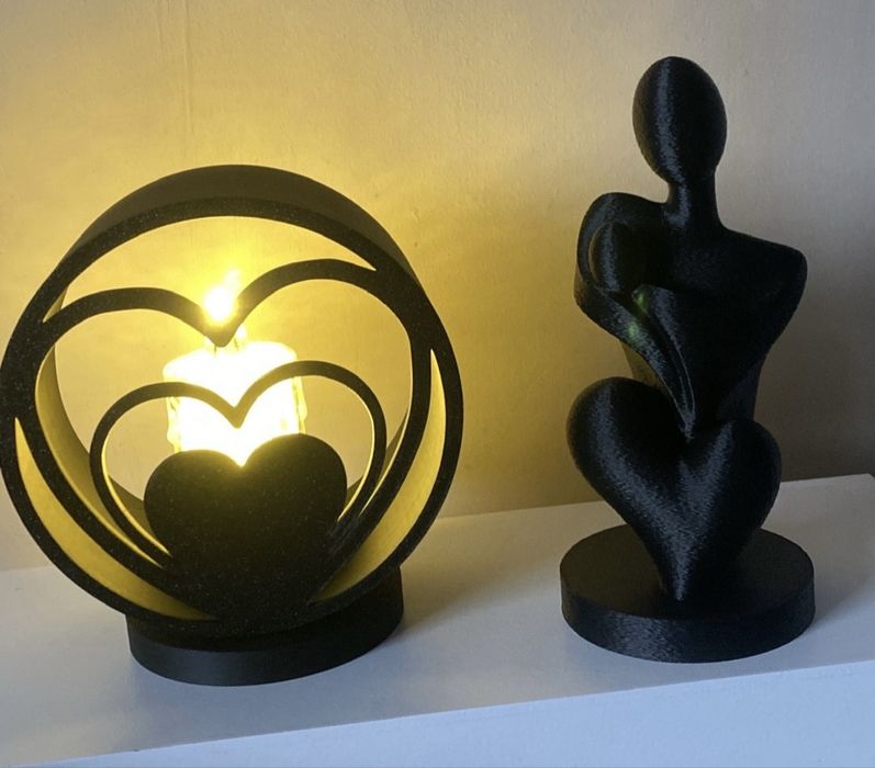 Serce figurki 3d