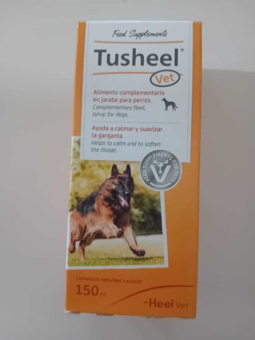 Tusheel: Xarope para a tosse cão. Nunca utilizado, está novo.