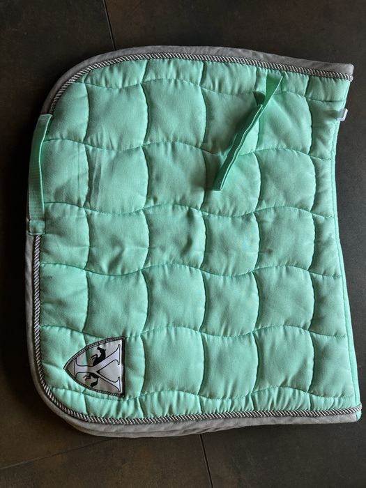 Mietowy czaprak+nauszniki