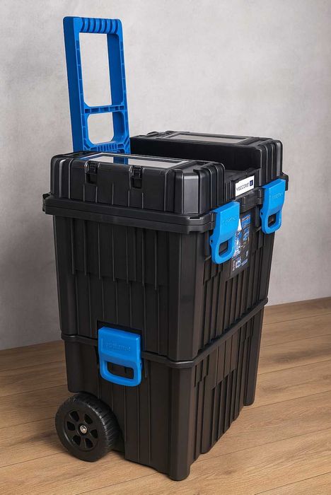 Duża Skrzynka narzędziowa na kółkach Modułowa Składana + Gratis Tacka