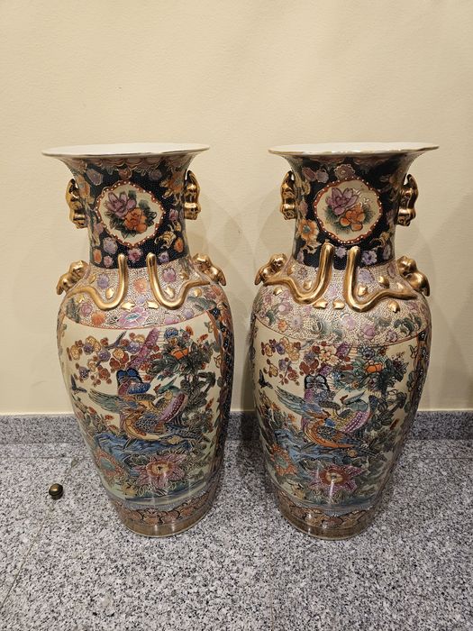 Conjunto Vasos de porcelana pintado