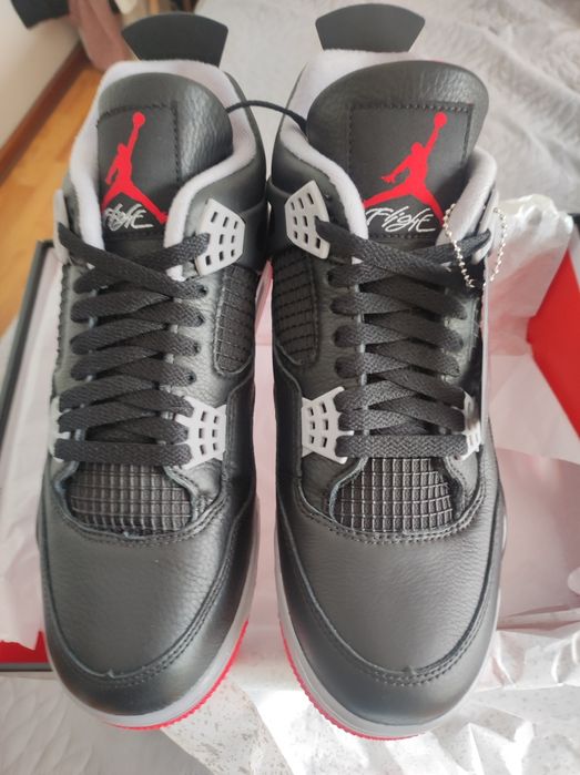 Jordan 4 Rétro (2024) novos Bred reimagined