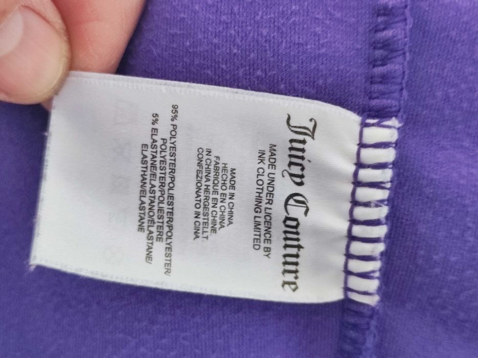 - Juicy Couture - Welurowa bluza r. XS / S