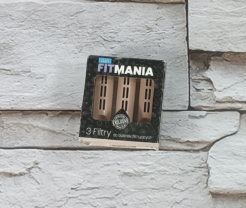 3 filtry do butelek filtrujących Dafi