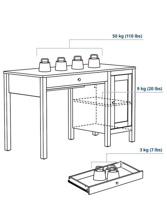 Biurko IKEA Hemnes/ dostawa