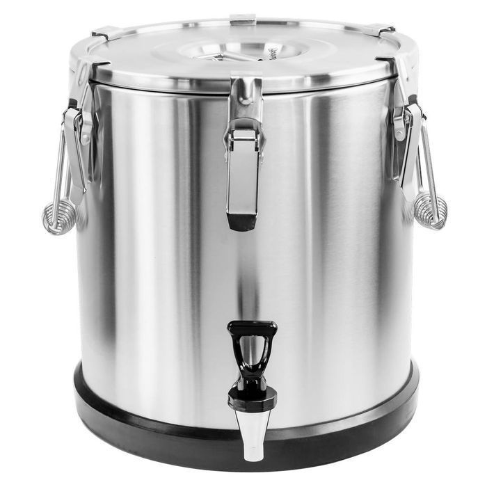 Termos gastronomiczny transportowy z kranem Mega-M UC 22L stal