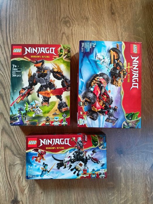 Zestaw LEGO Ninjago 71854 + 71863 + 71864 | NIEKOMPLETNE