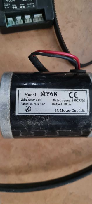 Hulajnoga w częściach mała 100W 24V wszystko co na zdjęciach cały zestaw