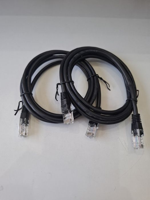 Patchcord RJ45/6/1.5-BLACK kat.6 czarny 1.5m