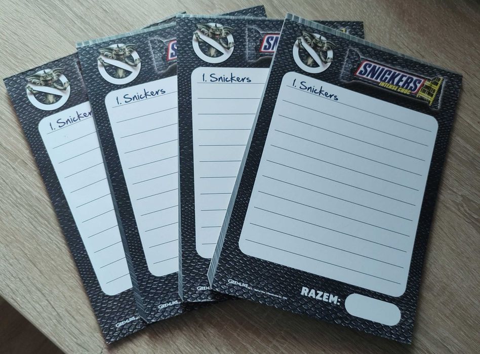 Notes blok Snickers A 5