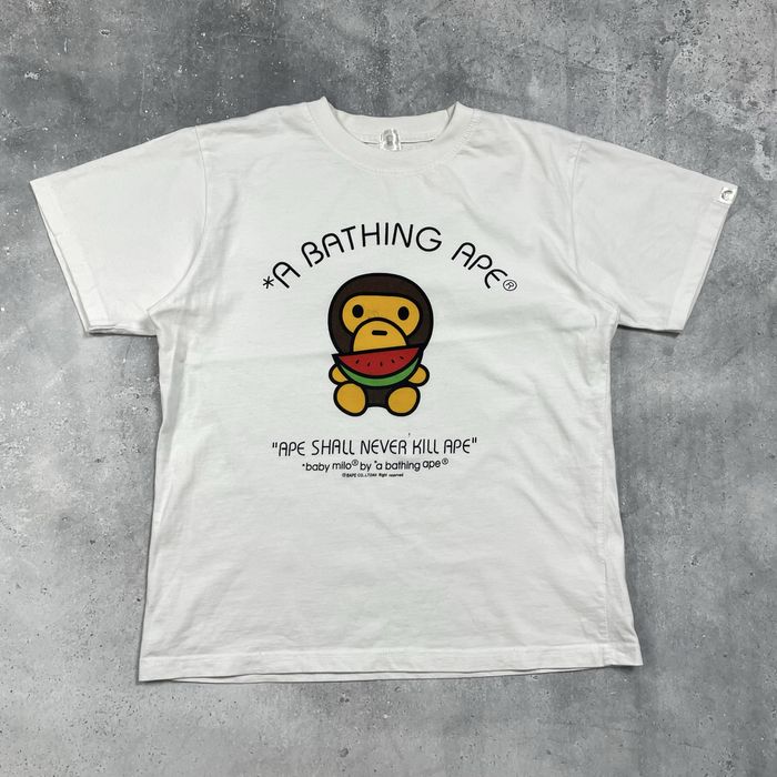 Baby Milo Bape Футболка Біла Розмір S/M