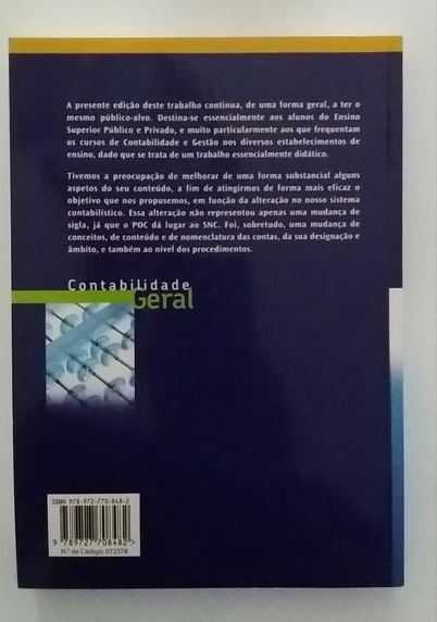 Livro: Contabilidade Geral (Portes incluídos)