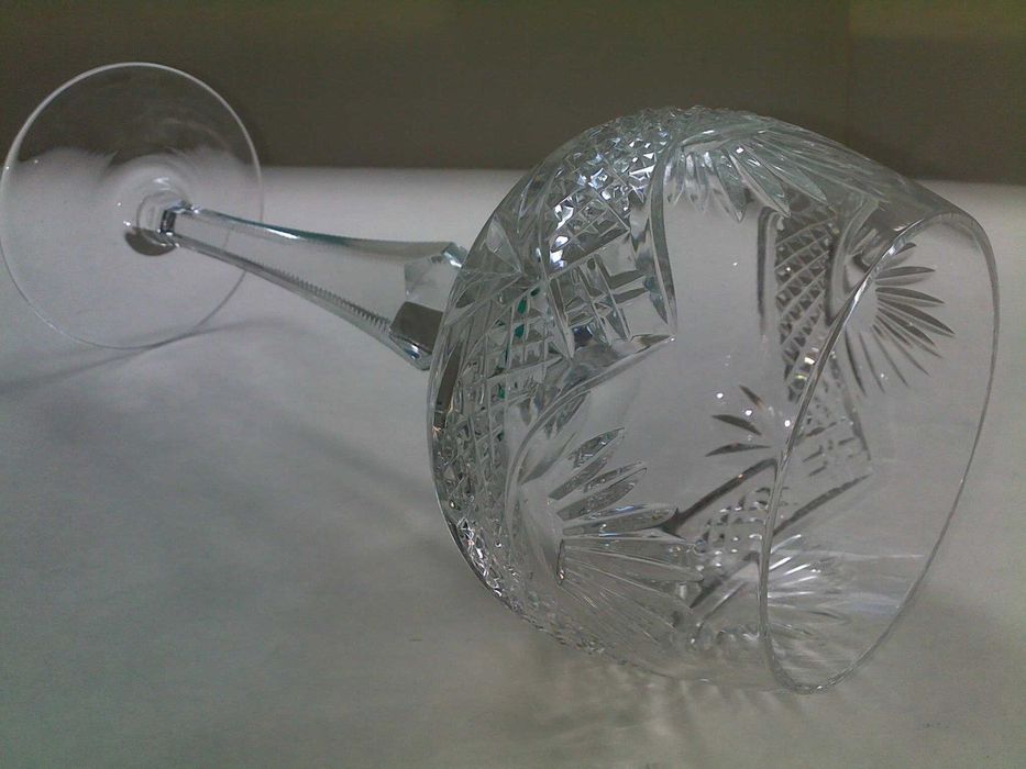 Свадебные бокалы фужеры прозрачный хрусталь гдр