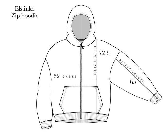 Зип худи Elstinko корейский бренд