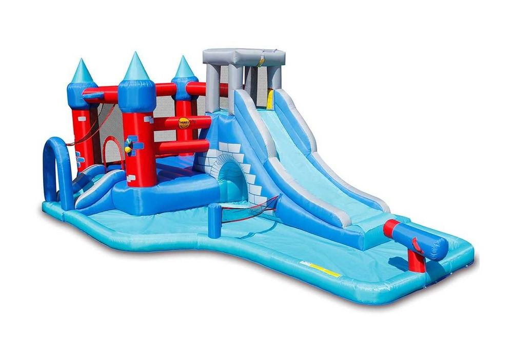 Wodny plac zabaw dmuchaniec na mokro i na sucho