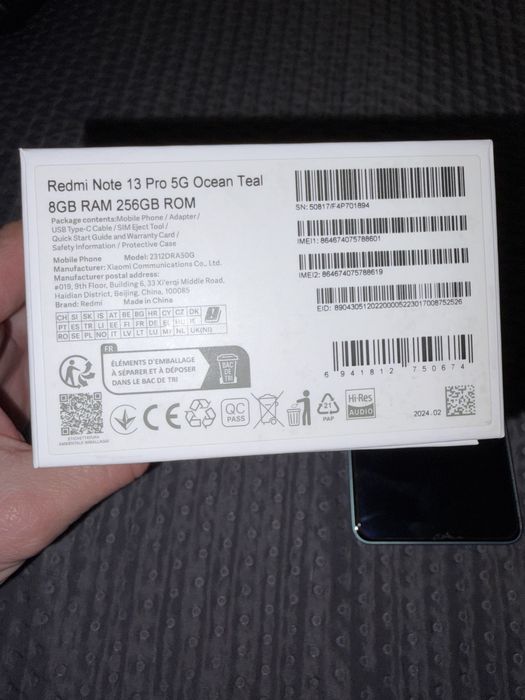 X iaomi Redmi Note 13 pro 5G