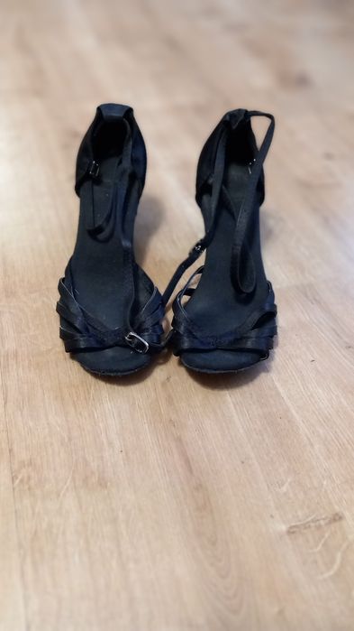 Buty do tanca latino karmel / czarne