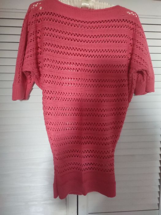 Różowy sweter z krótkim rękawem typu nietoperz,XS, Esmara