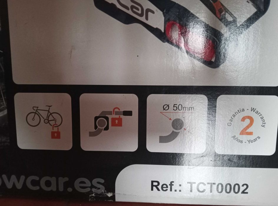 Suporte para transporte de Bicicletas na bola de atrelado