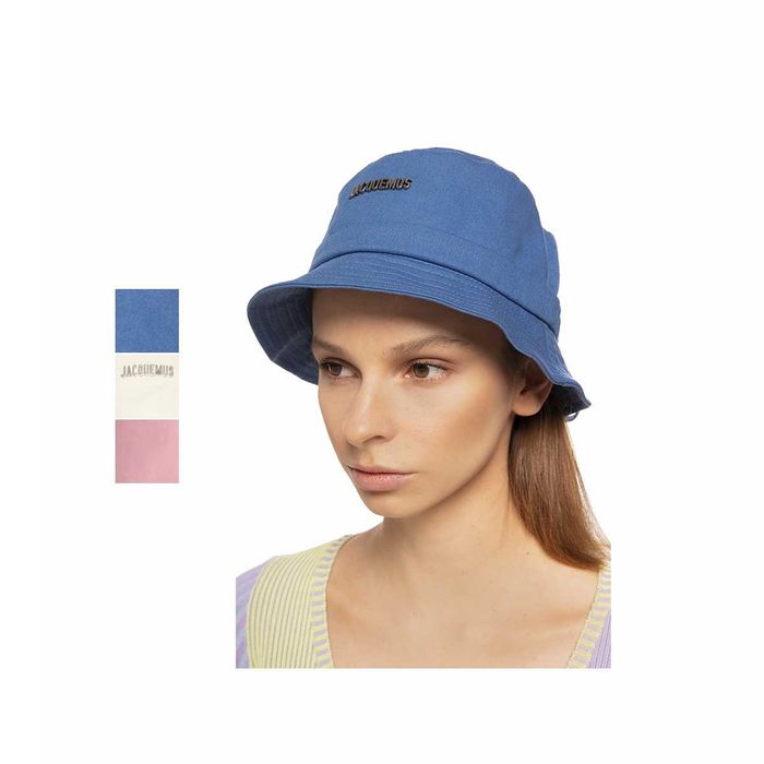 Панама Jacquemus Le Bob Gadjo Blue \ White \ Pink