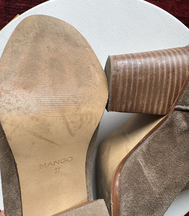Botins camurça Mango
