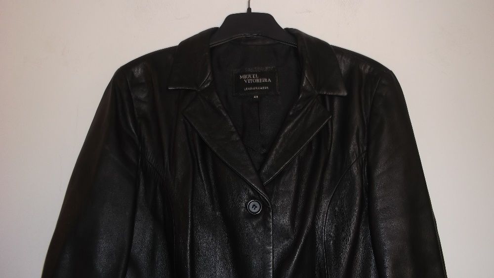 casaco de senhora em pele genuina