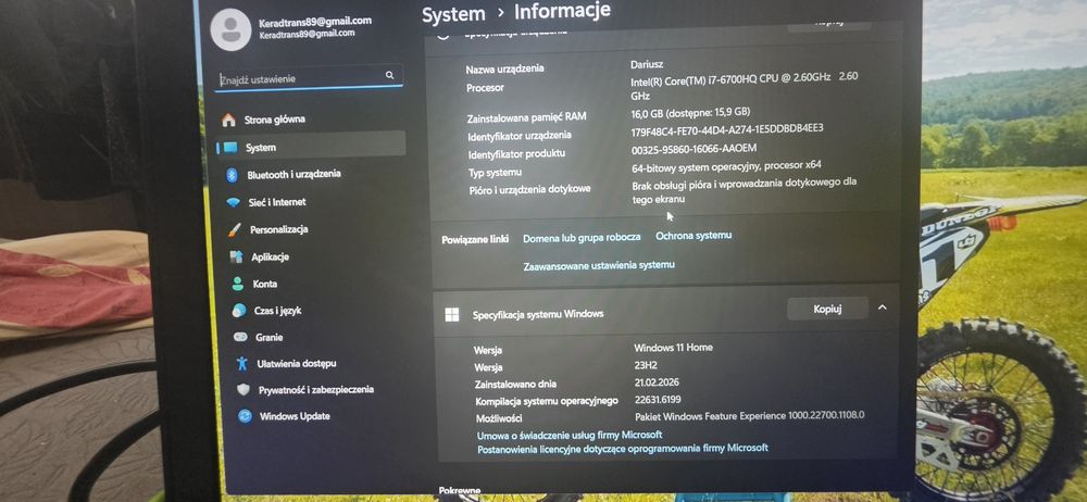 Laptop gamingowy DELL