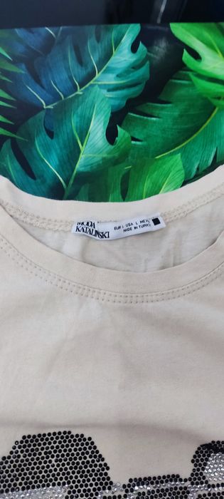 Bluzka beżowa z misiem Kataliński