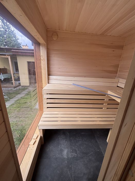 PILNA SPRZEDAŻ 53 000 zł SAUNA 8 × 2,5 m | HARVIA WiFi