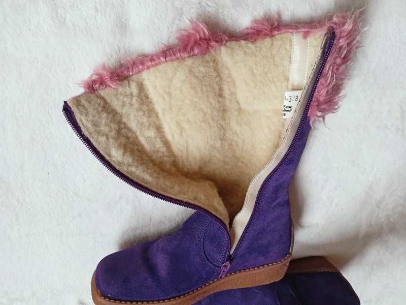 Super ciepłe zimowe kozaki dziewczęce Bartek r.32