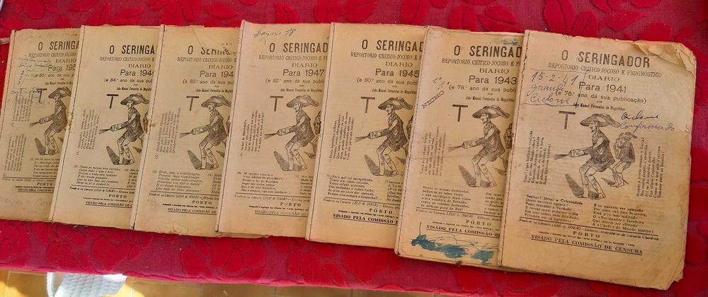 Vendo o Lote de 37 Exemplares do SERINGADOR: