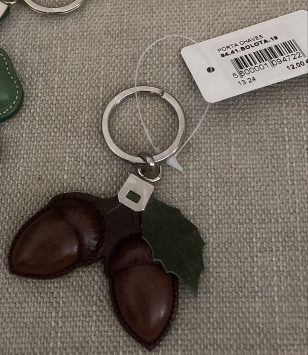 Porta chaves novo com etiqueta