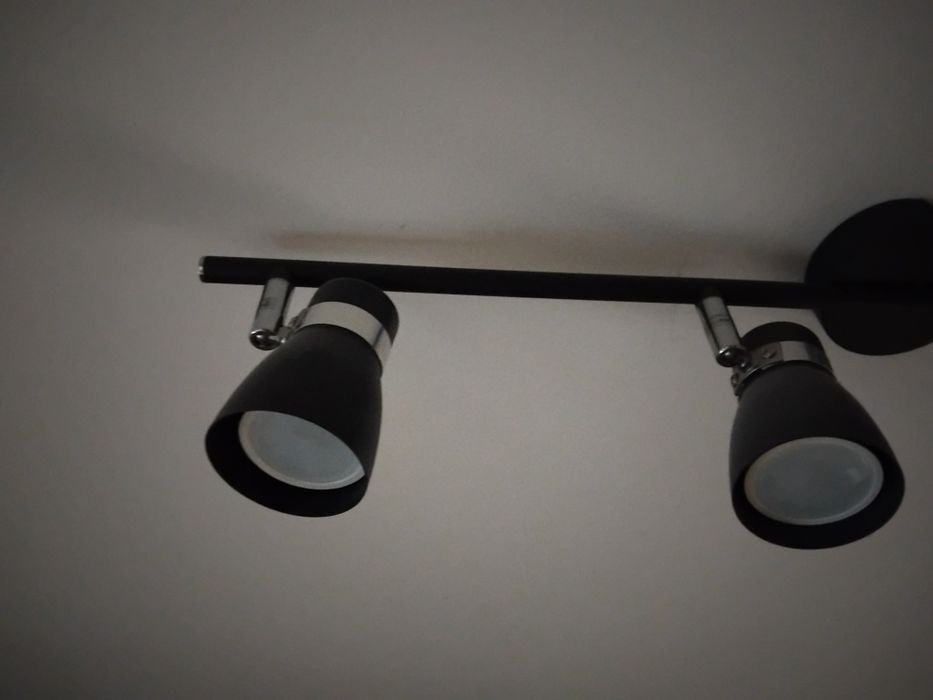 Lampy sufitowe zestaw 2 sztuk z żarówkami Led