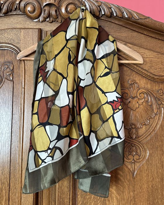 Chusta apaszka w kolorach ziemi