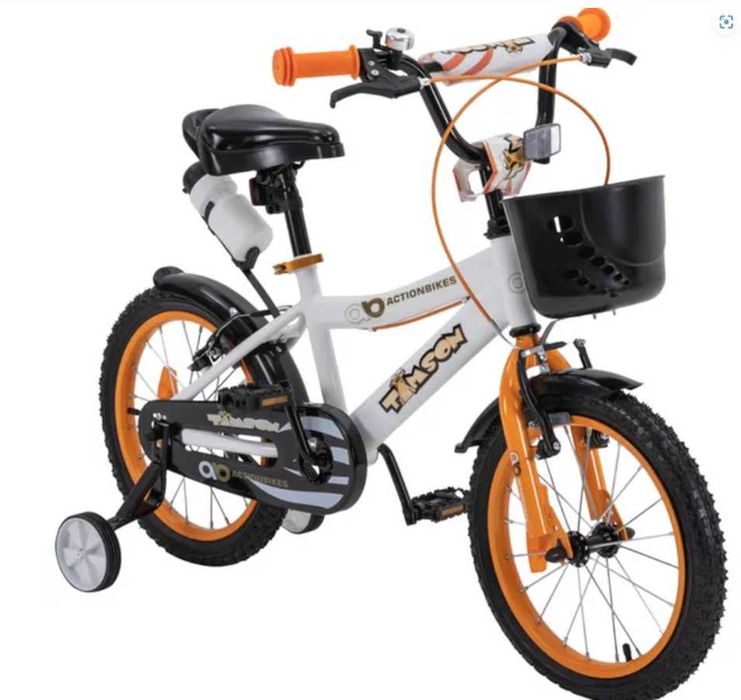 Rower dla dziecka 16" z kółkmi