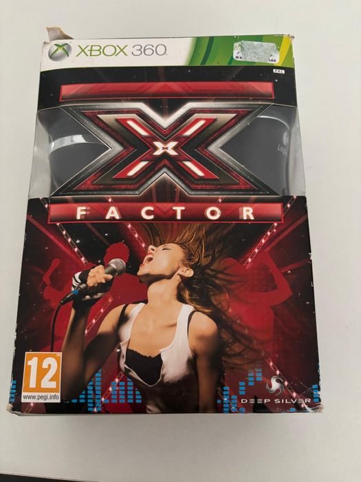 Nowy: Gra The X Factor + Mikrofony Xbox 360 P