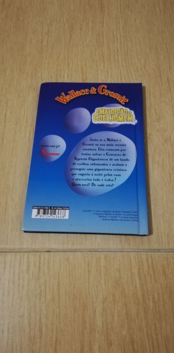 Livro "Wallace e Gromit"