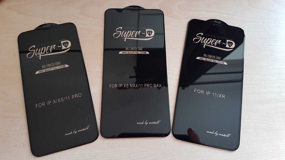 Super D захисне скло защитное стекло Айфон Iphone X XR 11 Pro Max опт